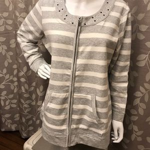 Christopher & Banks ZIp-up Sweatshirt